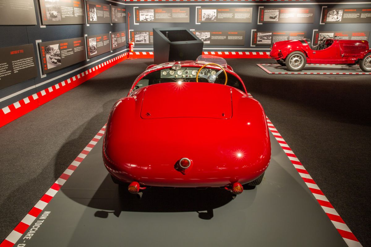 Ferrari's classic cars at Auto e Moto d'Epoca 2022